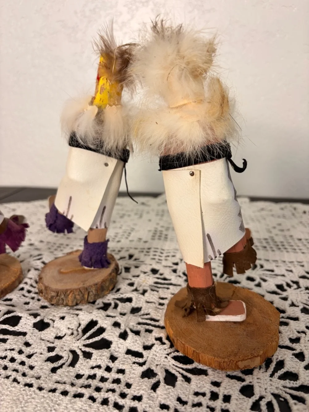 🪶✨ Vintage 3-Piece Hopi Kachina Doll Set – Hand Painted Wood ✨🪶 - Picture 10 of 11